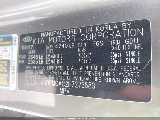 2017 KIA SPORTAGE LX 9