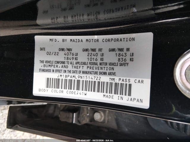 2022 MAZDA MAZDA3 PREMIUM 9