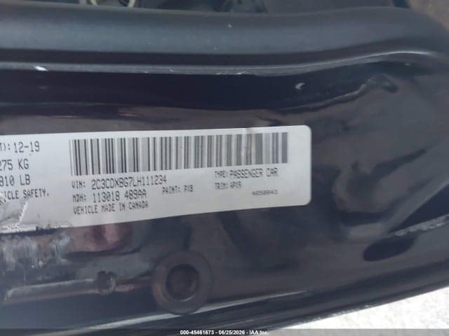 2020 DODGE CHARGER SXT RWD 9