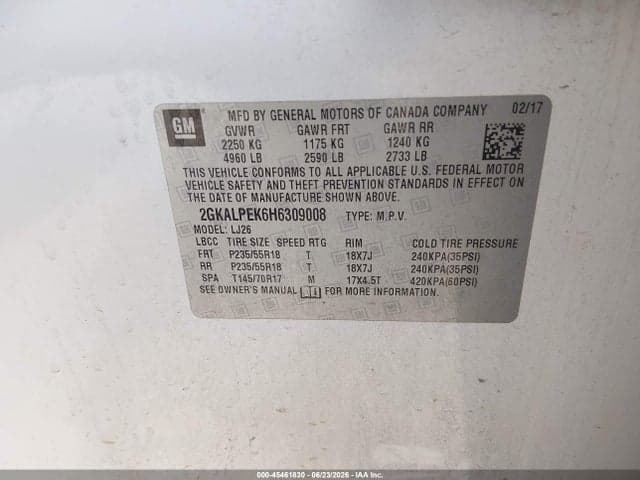 2017 GMC TERRAIN SLT 9