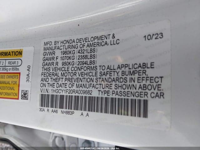 2024 HONDA ACCORD LX 9