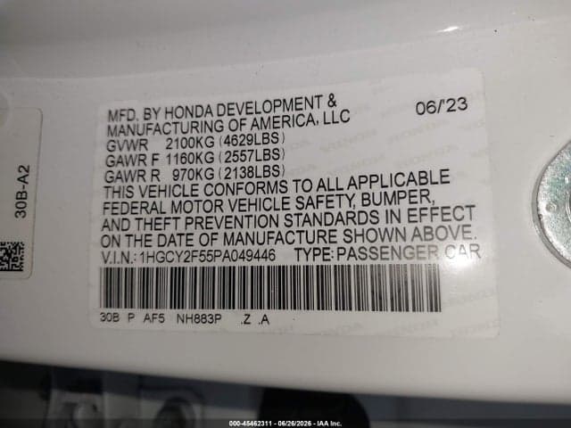 2023 HONDA ACCORD HYBRID SPORT 9