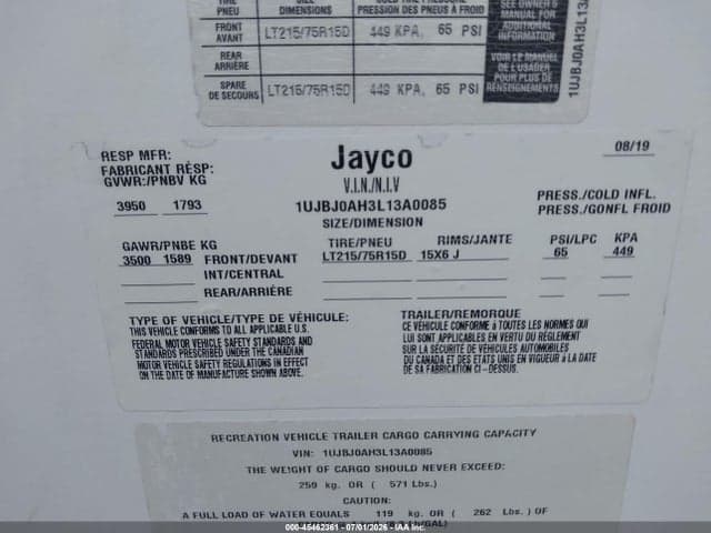 2020 JAYCO HUMMINGBIRD SERIES M 9
