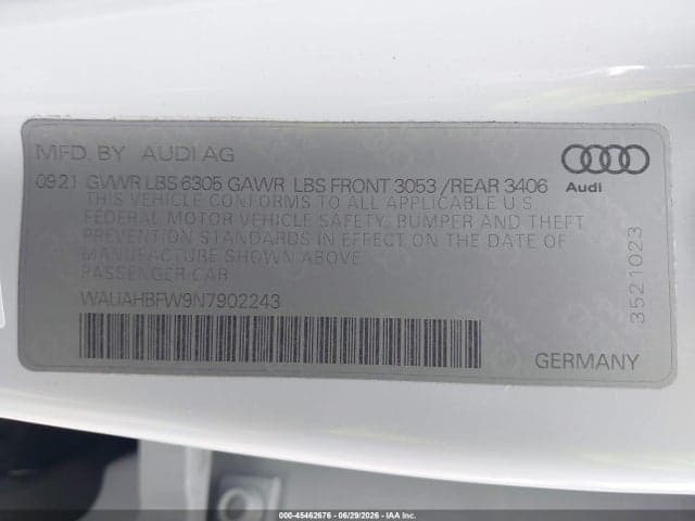 2022 AUDI RS E-TRON GT QUATTRO 9