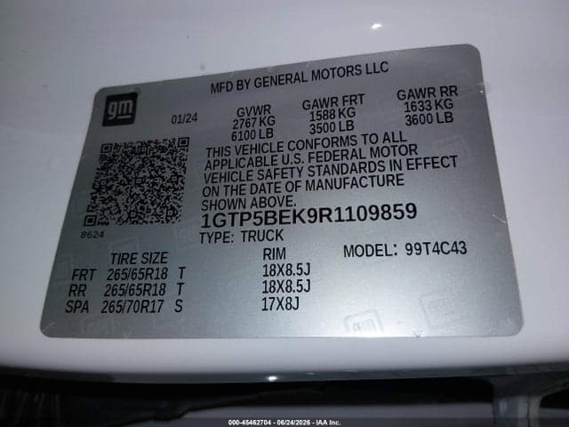 2024 GMC CANYON 2WD ELEVATION 9