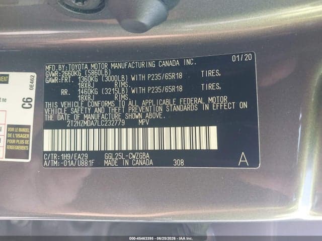2020 LEXUS RX 350 9