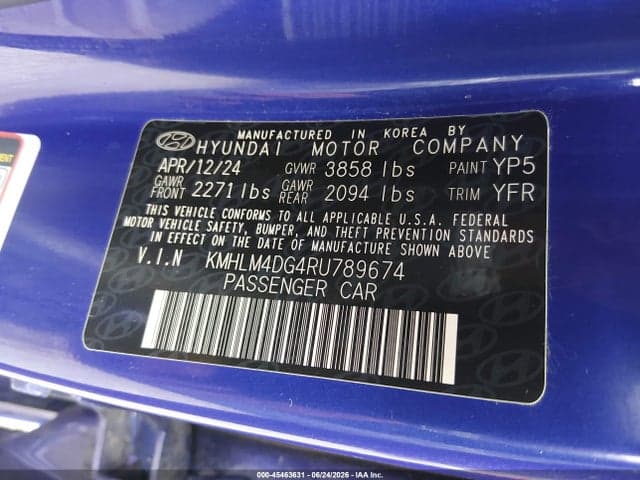 2024 HYUNDAI ELANTRA SEL 9