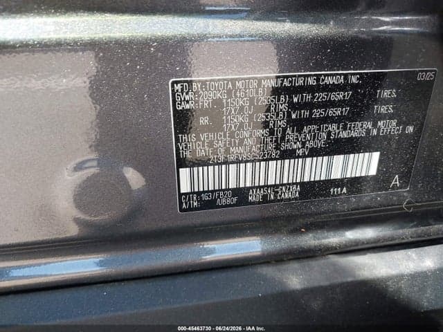 2025 TOYOTA RAV4 LE 9