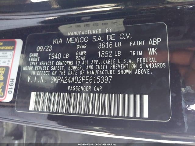 2023 KIA RIO LX 9
