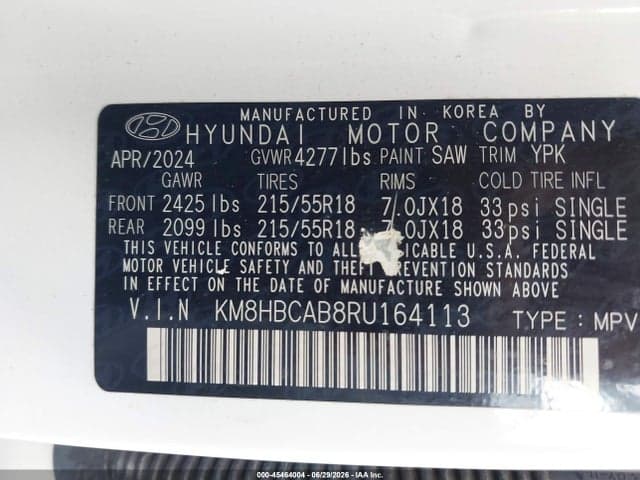 2024 HYUNDAI KONA SEL 9
