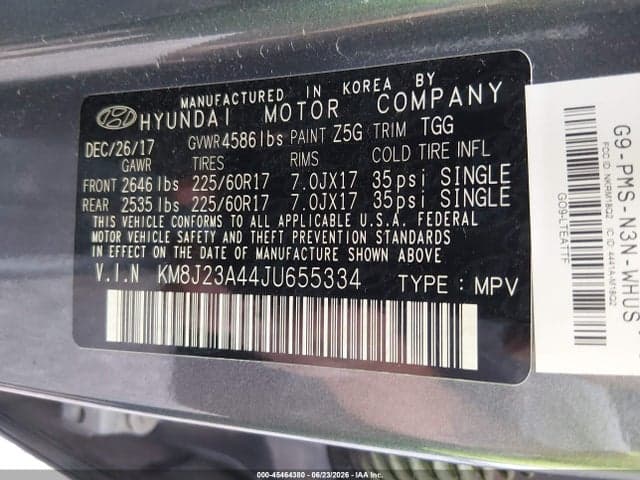 2018 HYUNDAI TUCSON SE 9