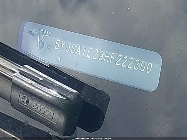 2017 TESLA MODEL S 100D/60D/75D/90D/P100D 9