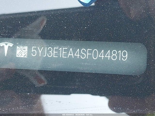 2025 TESLA MODEL 3 LONG RANGE REAR-WHEEL DRIVE/STANDARD REAR-WHEEL DRIVE 9
