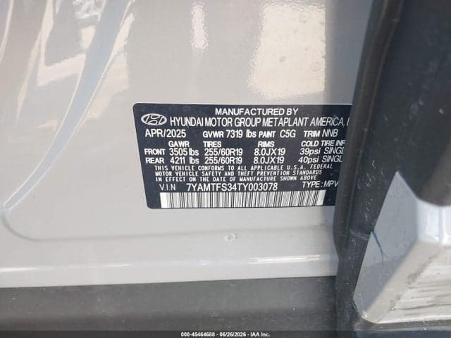 2026 HYUNDAI IONIQ 9 SE 9