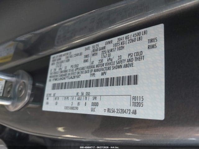 2026 FORD ESCAPE ACTIVE 9
