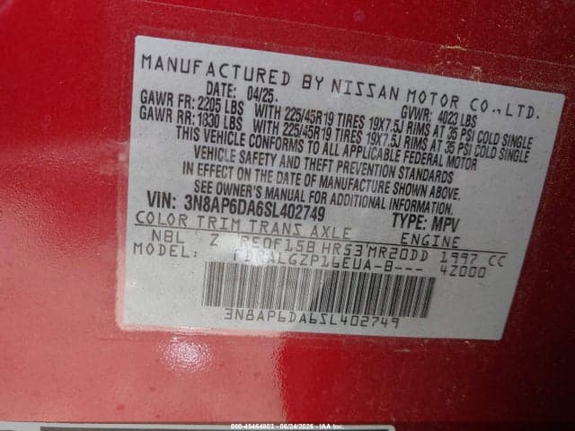2025 NISSAN KICKS SR FWD 9