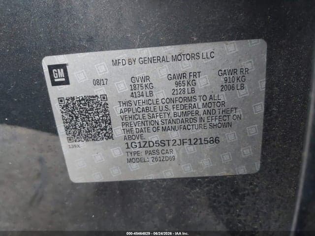 2018 CHEVROLET MALIBU LT 9
