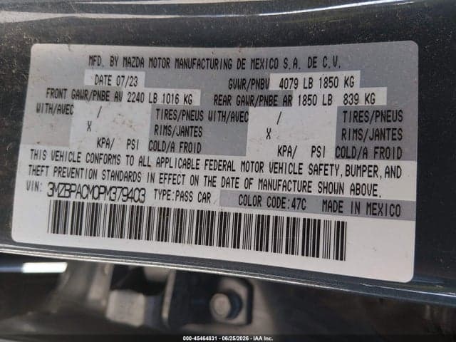 2023 MAZDA MAZDA3 2.5 S CARBON EDITION 9