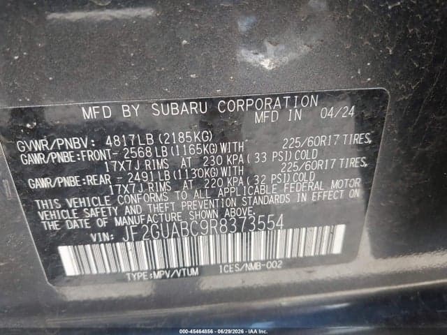 2024 SUBARU CROSSTREK 9