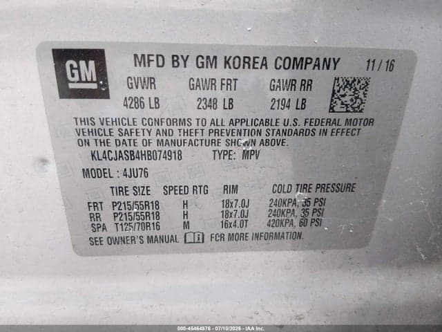 2017 BUICK ENCORE PREFERRED 9