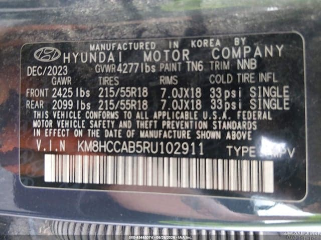 2024 HYUNDAI KONA SEL 9