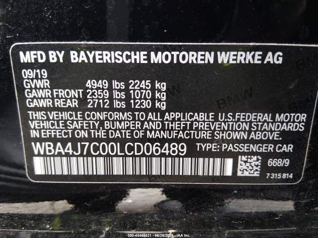 2020 BMW 440I GRAN COUPE XDRIVE 9