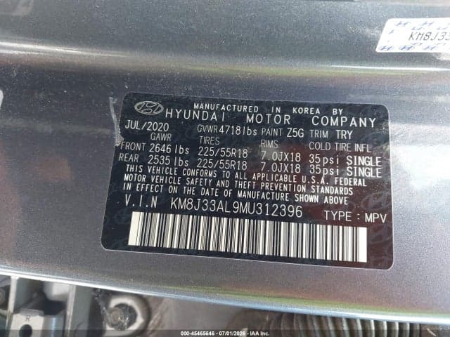 2021 HYUNDAI TUCSON SEL 9