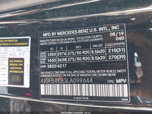 2020 MERCEDES-BENZ GLE 350 4MATIC 9