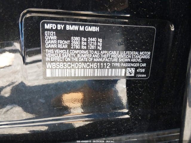 2022 BMW M5 9