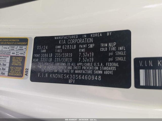 2025 KIA CARNIVAL MPV SX PRESTIGE 9