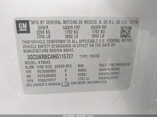 2017 CHEVROLET SILVERADO 1500 LT 9