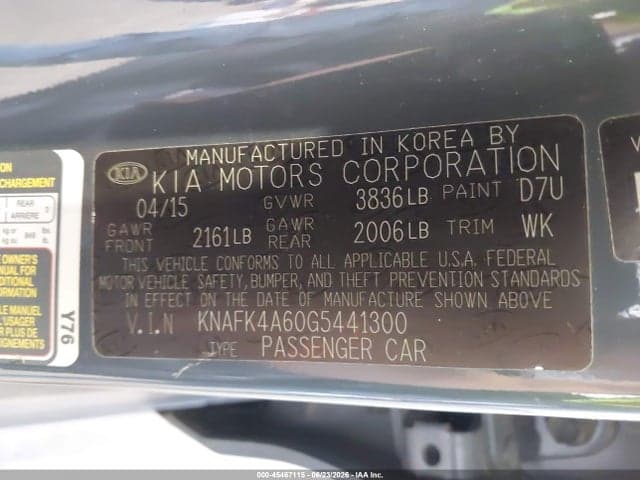 2016 KIA FORTE LX 9