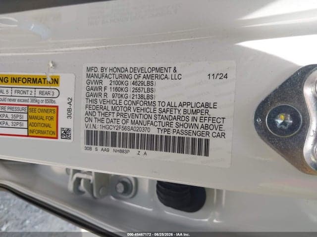 2025 HONDA ACCORD HYBRID SPORT 9