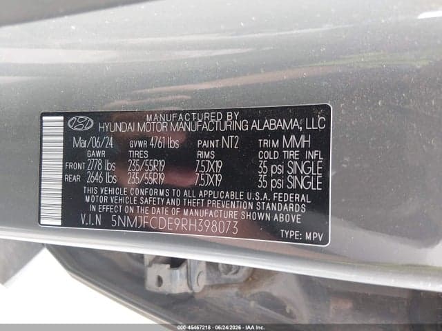 2024 HYUNDAI TUCSON SEL 9