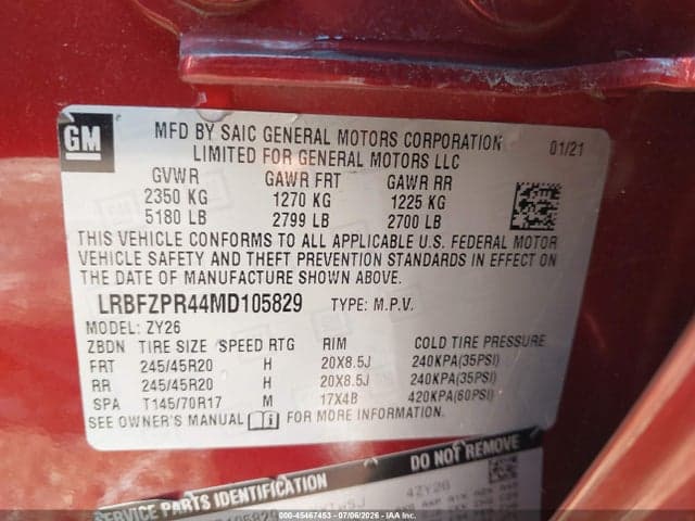 2021 BUICK ENVISION AWD ESSENCE 9
