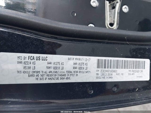 2018 DODGE CHARGER SXT PLUS RWD 9
