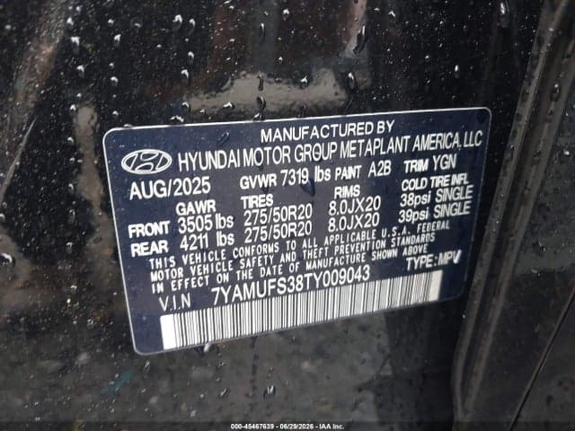 2026 HYUNDAI IONIQ 9 SEL 9