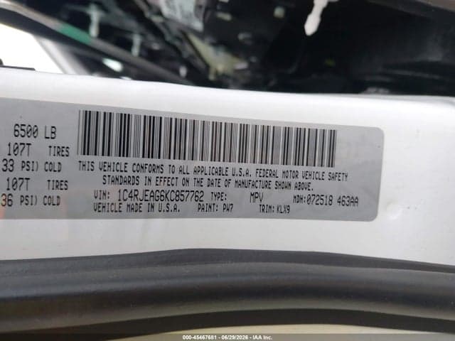 2019 JEEP GRAND CHEROKEE ALTITUDE 4X2 9