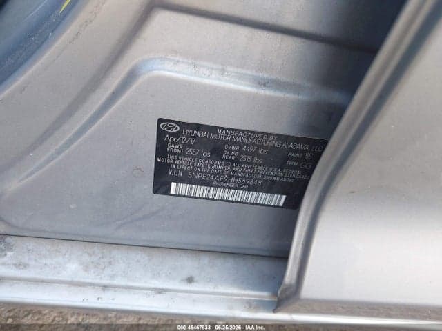 2017 HYUNDAI SONATA 9