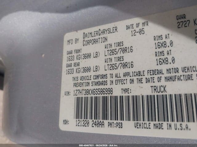 2006 MITSUBISHI RAIDER DURO 9