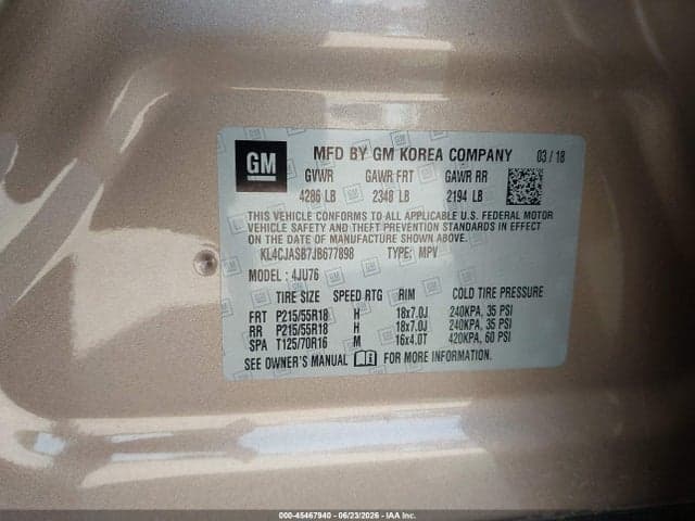 2018 BUICK ENCORE PREFERRED 9