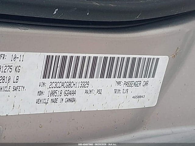 2012 CHRYSLER 300 LIMITED 9