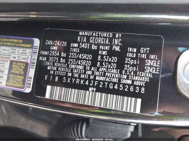 2026 KIA SORENTO SX 9