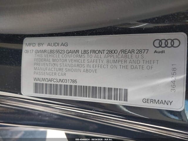 2018 AUDI A7 3.0T 10