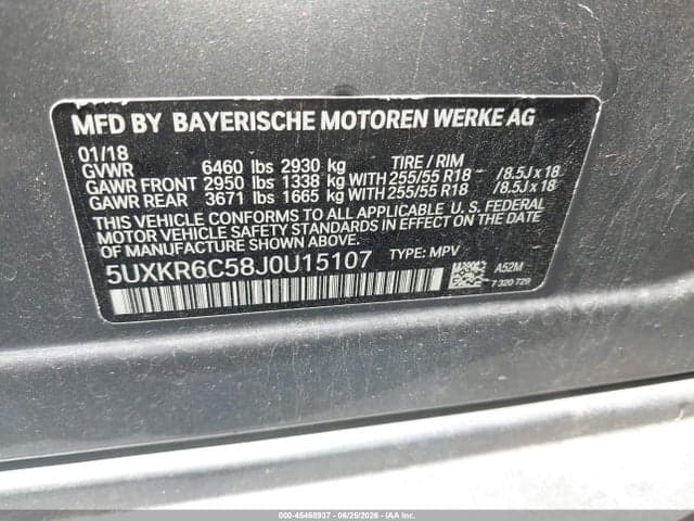 2018 BMW X5 XDRIVE50I 9