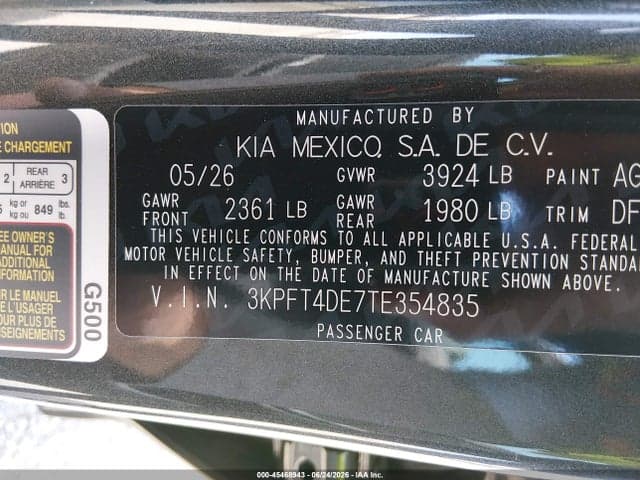 2026 KIA K4 LXS 9
