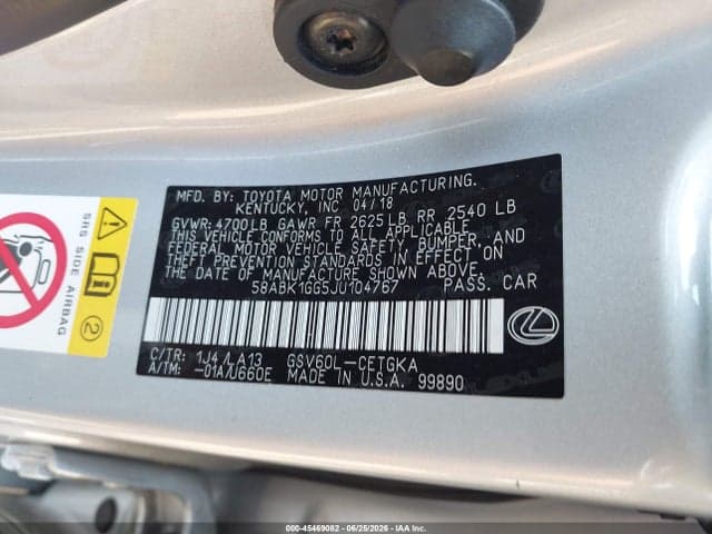 2018 LEXUS ES 350 9