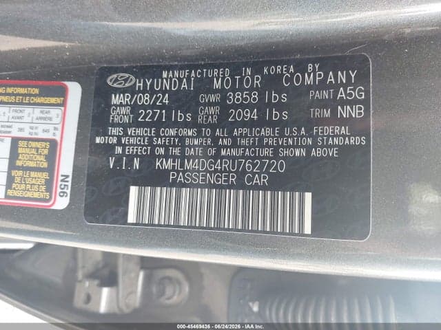 2024 HYUNDAI ELANTRA SEL 9