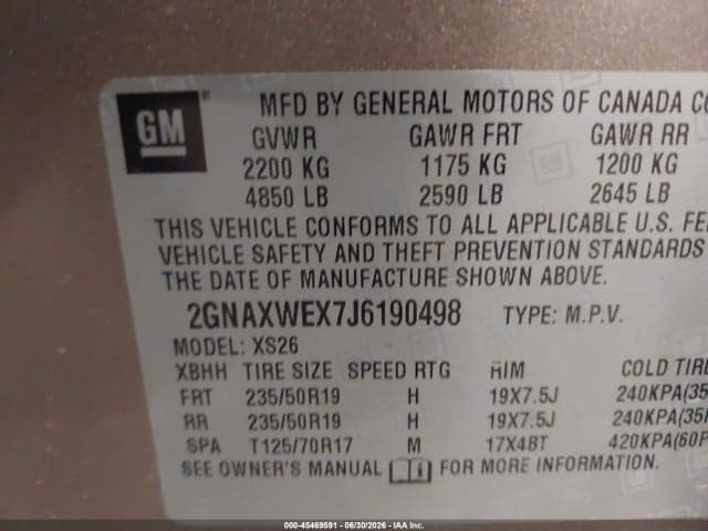 2018 CHEVROLET EQUINOX PREMIER 9