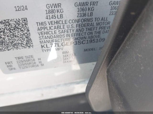 2025 CHEVROLET TRAX 1RS 9